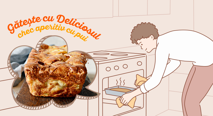 Chec aperitiv cu pui de la Deliciosul de Vaslui