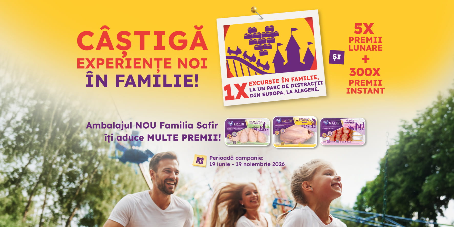 Câștigă experiențe noi în familie